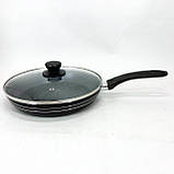 Пательня для кухаря UNIQUE UN-5165 26 см, Сковорода з антипригарним покриттям, Сковорода на довго ZH-27, фото 9