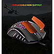 Ігрова комп'ютерна оптична провідна миша Mееtion GM015 800 - 6400 DPI 8 кнопок RGB підсвічування Чорна, фото 7
