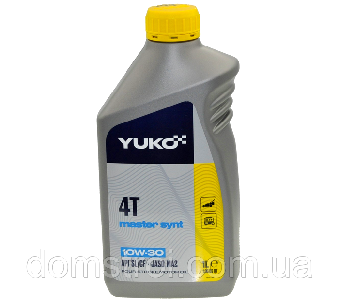 Олива моторна напівсинтетика 10W-30 YUKO MASTER SYNT 4T (1 л)