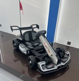 Електрокарт M 6148EBLS-11(24V) (1шт) 2мотори150W, 1акум24V14AH, EVA, BLUETOOTH, світло, фарб.сірий, фото 1