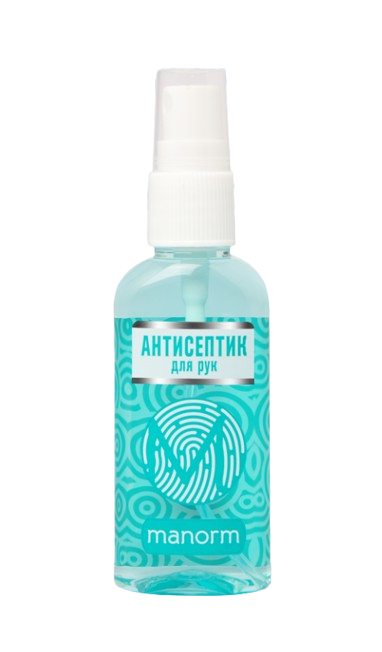 Антисептик для рук Манорм Malachite, 50 мл із розпилювачем