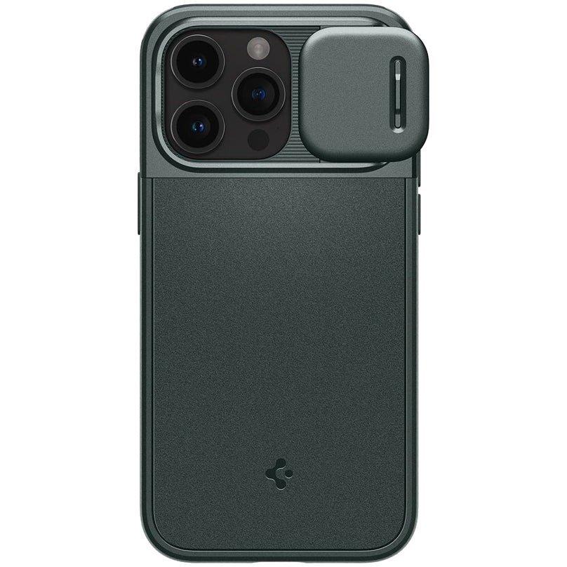 Чохол-накладка Spigen Optik Armor MagFit для Apple iPhone 15 Pro Max Abyss Green (ACS06600), фото 1