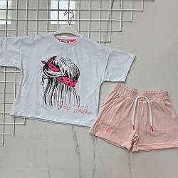 Костюм із шортами для дівчинки "Подростка" Розміри: 9,10,11,12 років (38101-4)