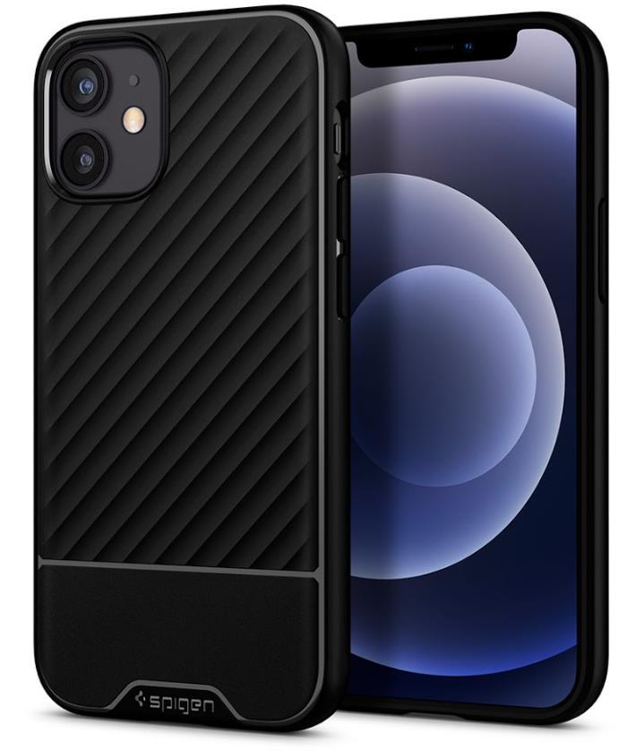 Чохол-накладка Spigen Core Armor для Apple iPhone 12 Mini Matte Black (ACS01537), фото 1
