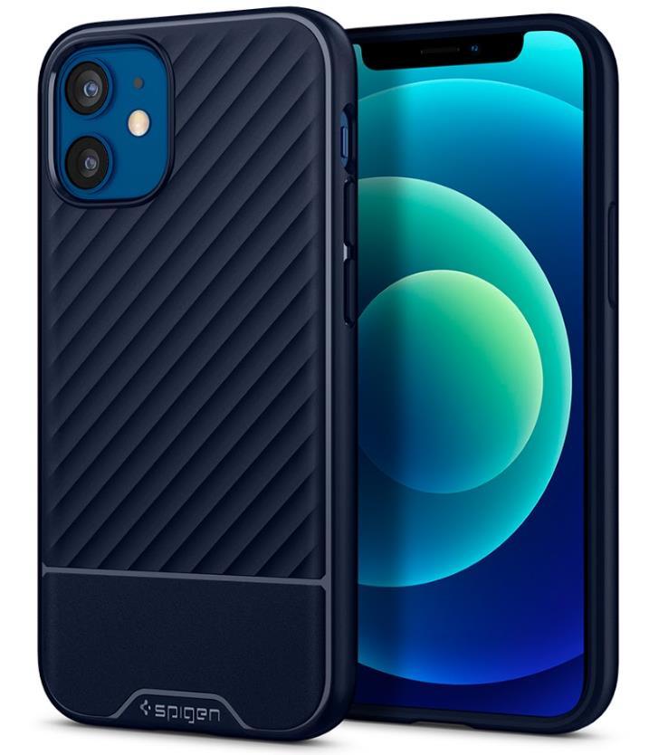 Чохол-накладка Spigen Core Armor для Apple iPhone 12 Mini Navy Blue (ACS01538), фото 1