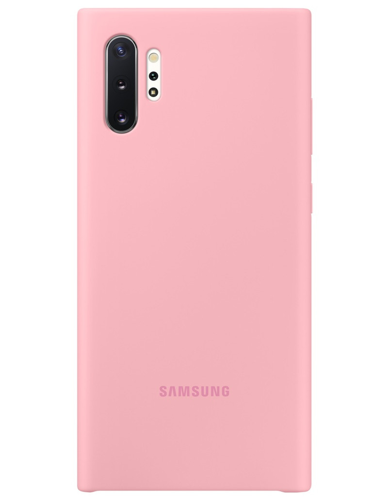 Чохол-накладка Samsung Silicone Cover для Samsung Galaxy Note 10+ SM-N975 Pink (EF-PN975TPEGRU), фото 1