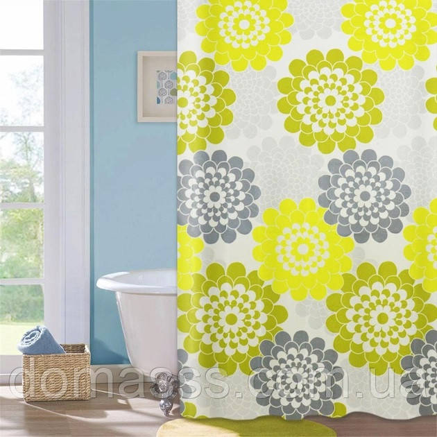 Шторка для ванної кімнати та душу Sunny, PEVA NJ10111 (180х180 см), фото 1