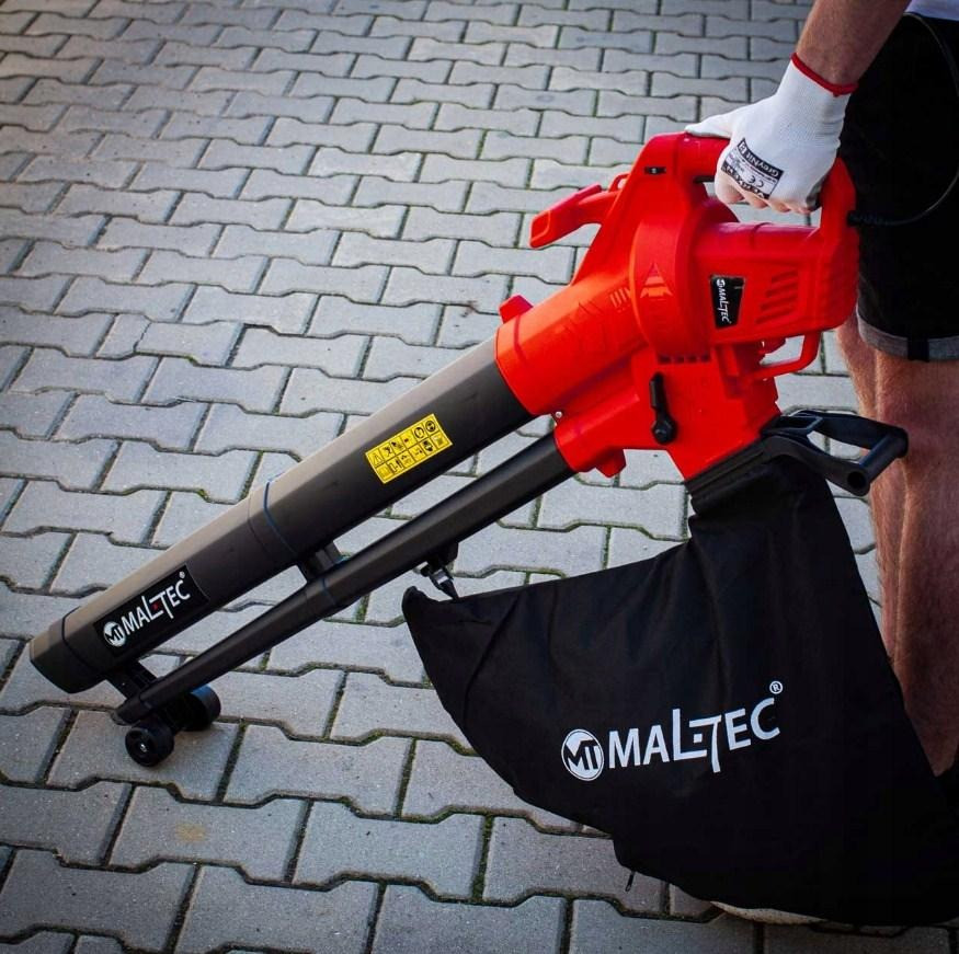Садовий пилосос-повітродувка Maltec 3200 Вт електричний для збирання листя та прибирання ділянки