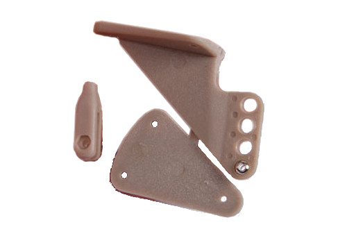 Нейлоновий кабанчик Haoye 55x40 мм Коричневий з кулькою - 1 шт., фото 1