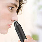 Тример для носа і вух, від батарейки, HX-501 / Машинка для стрижки волосся в носі / Бритва для носа, фото 2