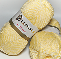 Muffin LadyYarn-026 світло-жовтий