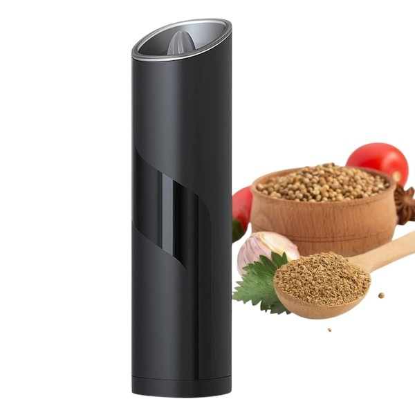 Млин для солі та перцю на батарейках 4шт ААА Kingberg KB-2016 Чорна, фото 1