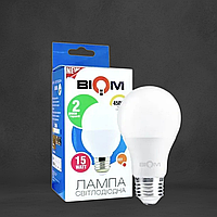 Светодиодная Лампа BIOM A60 15W цоколь E27 4500К нейтральный белый