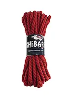 Веревка для шибари Feral Feelings Shibari, 8 м (Красная)