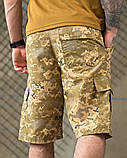 Польовийні шорти піксель з адмін кишенями та поясом на резинці ДЛ7165 ТМ, фото 3