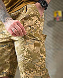 Польовийні шорти піксель з адмін кишенями та поясом на резинці ДЛ7165 ТМ, фото 4