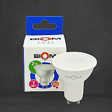 Точкова світлодіодна Лампа BIOM MR16 7W цоколь GU10 4500K нейтральний білий, фото 4