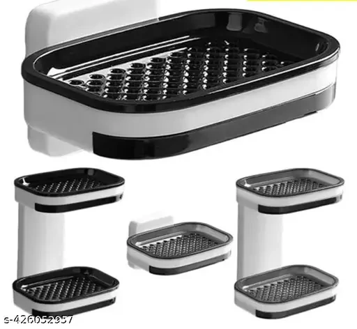 Двошарова настінна мильниця 2 рівні Soap dish AND872