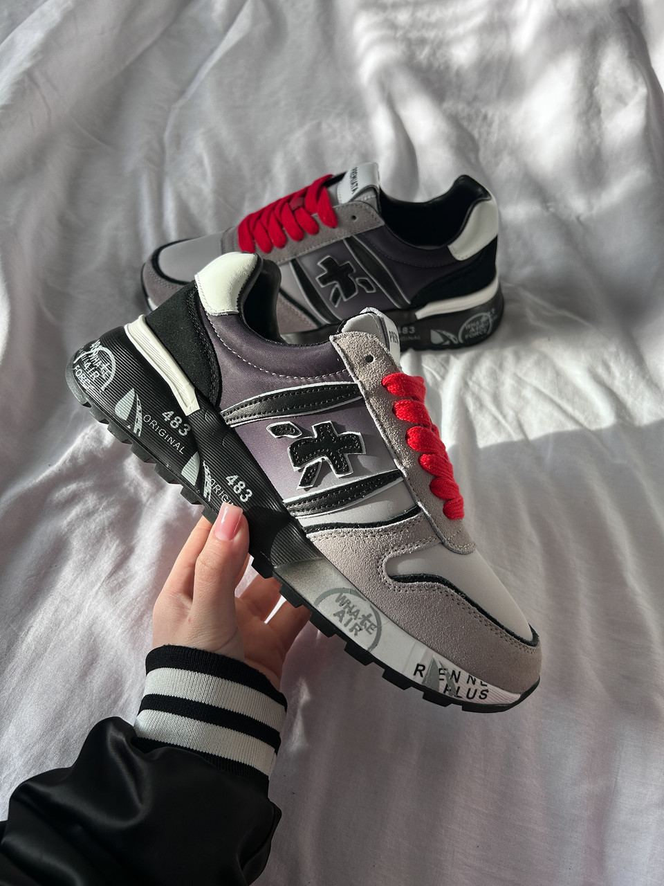 Чоловічі Кросівки Premiata Mick Black Grey / Преміата Мік