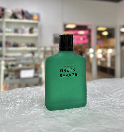 Чоловіча туалетна вода  Zara Green Savage 100мл (без коробки), фото 4