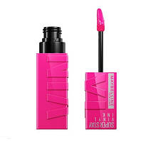 Помада для губ із глянцевим фінішом Maybelline New York SuperStay Vinyl Ink 150 - Striking, 4.2 мл