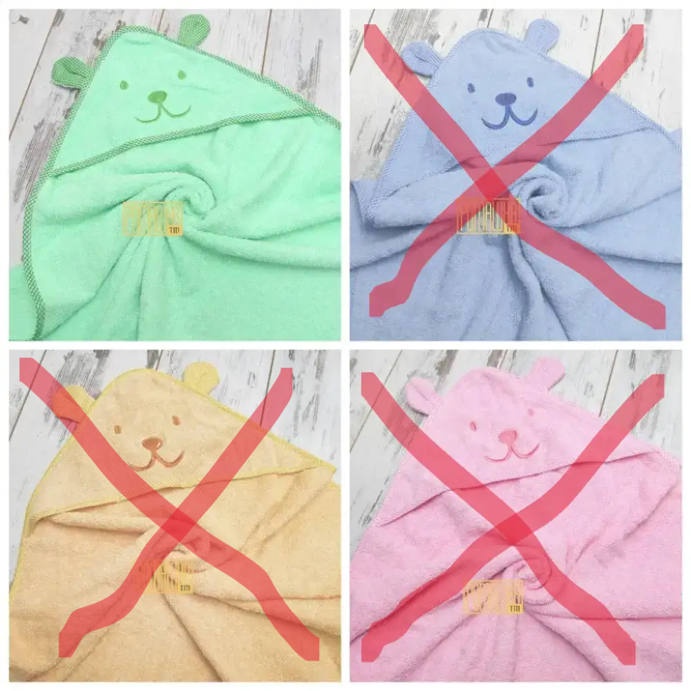 Дитячий махровий куточок рушник після купання з капюшоном для новонародженого 85х85 см 1567 СЛТ