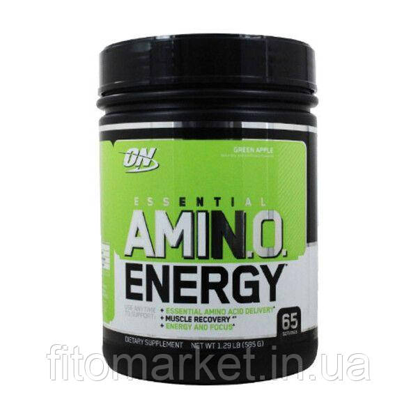 Амінокислота для спорту Optimum Nutrition Essential Amino Energy 585 г Green Apple