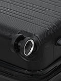 Набір валіз Франція (L M S-3шт) чорний/Worldline 627, фото 7