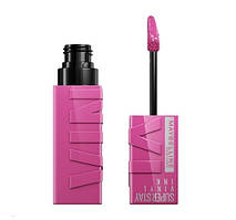 Помада для губ із глянцевим фінішом Maybelline New York SuperStay Vinyl Ink 165 - Edgy, 4.2 мл