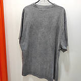 Женская серая футболка варка принт Туреччина, фото 2