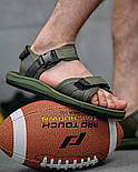 Чоловічі сандалі босоніжки літні спортивні Vegas oliva. Живе фото, фото 2