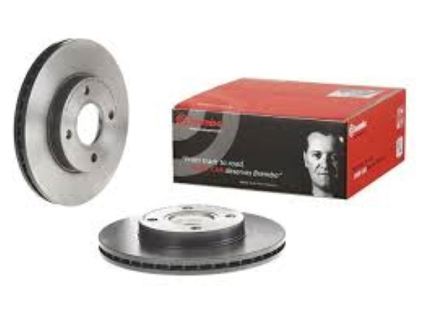 Гальмівний диск Ford Courier, Fiesta IV, V, Focus, Fusion, Mazda 2, 121, вентильований