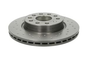Гальмівний диск передній Audi, Seat, Skoda, Volkswagen, 280 x 49.5, з перфорацією, високовуглецевий, з покриттям, вентильований
