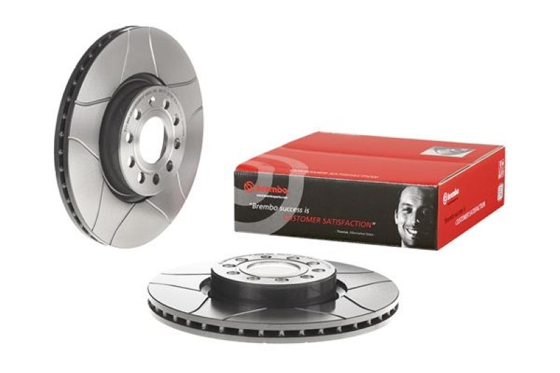 Гальмівний диск VW Golf, Passat, Skoda Octavia, SuperB, Seat Leon, Audi A3, d 312mm, передній з насічками