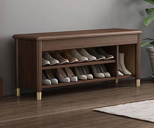 Дерев'яна банкетка. Модель RD-5369 Білий, 120х35х42 см