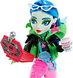Лялька Монстер Хай Гулія Йелпс Monster High Ghoulia Yelps Neon Frights Неонові Жах-секрети, фото 4