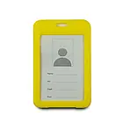 Бейдж на шнурку, вертикальний, колір жовтий, фото 2