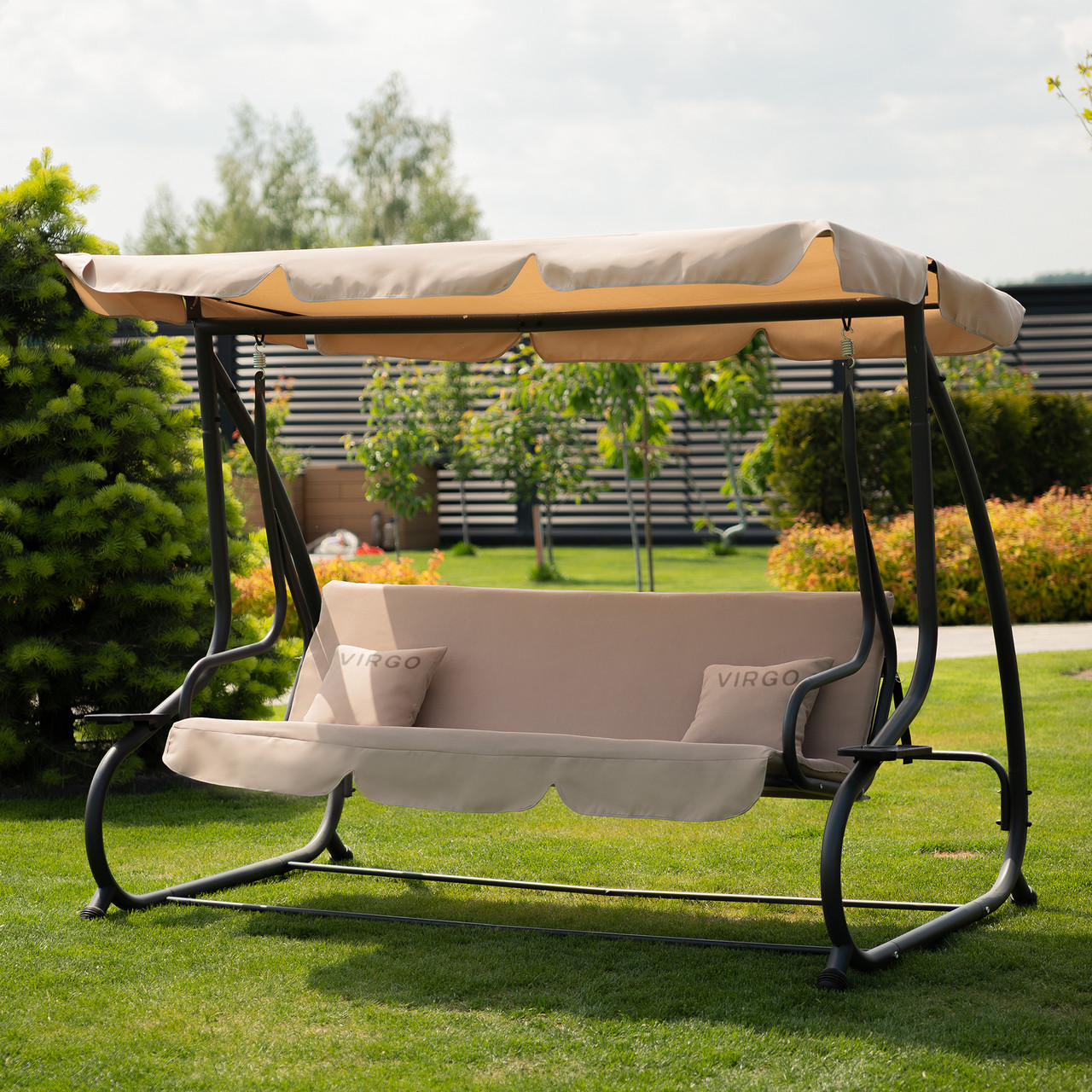 Садова гойдалка Virgo Relax Plus Beige, фото 1