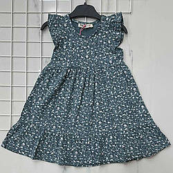 Сукня- сарафанчик з коротким рукавом для дівчинки Розміри: 2,3,4,5 років (38112)