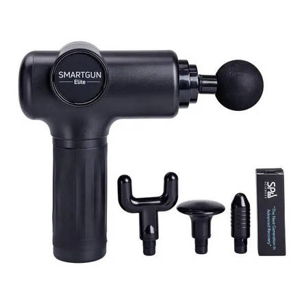 Перкусійний масажер SmartGun Elite HP-11-12, 4 насадки, фото 1