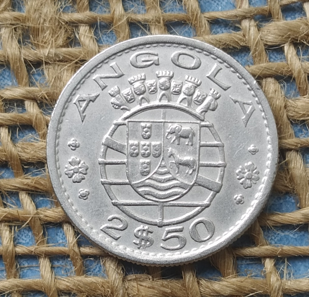 2.5 ескудо 1969 року. Ангола