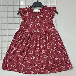 Плаття для дівчинки з коротким рукавом "Туреччина" Розміри: 5,6,7,8 років (38114-1)