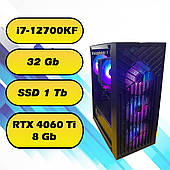 Ігровий комп'ютер / ПК Intel i7-12700KF (12 x 3.6 GHz) + 32Gb + SSD 1000Gb + RTX 4060 Ti 8Gb
