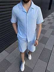 Костюм-  двійка чоловічий літній мусліновий 482 Розміри 42- 56