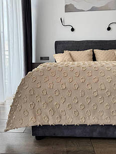 Покривало "Інгрід", 100% cotton, бежевий колір (Розміри і кольори в асортименті)