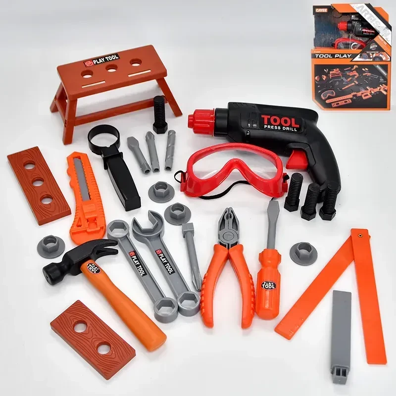 Набір інструментів KY 1068-111 D (24/2) шурупокрут з механічним принципом, інструменти, гвинтики, маска, в коробці, фото 1