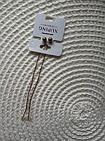 Сережки перетяжки з шаріком. Медзолото Xuping