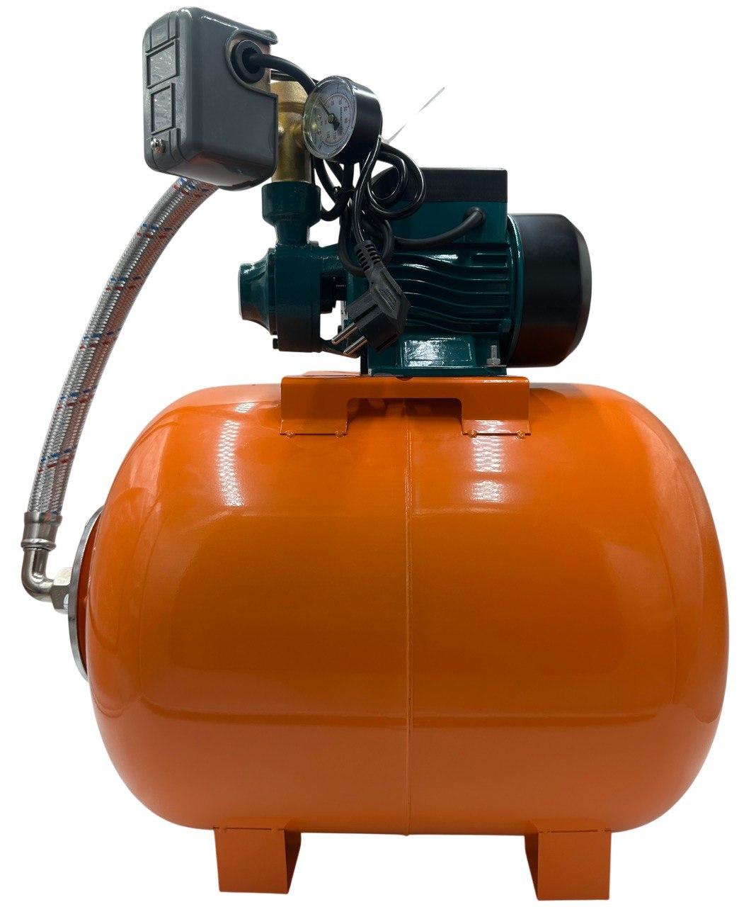 Насосна станція в зборі NEW WAVE QB-60 (Чугун)+Бак 50л. Н=35М, P=370 Вт, 35 л/хв. Гарантія 2 роки Польща