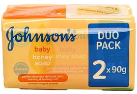 Мило Johnson Baby 2 x 90 г з Медом