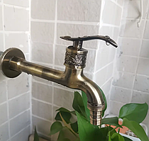 Кран садовий латунний декоративний (224)